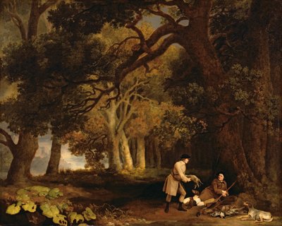 Eine Ruhepause nach dem Schießen von George Stubbs